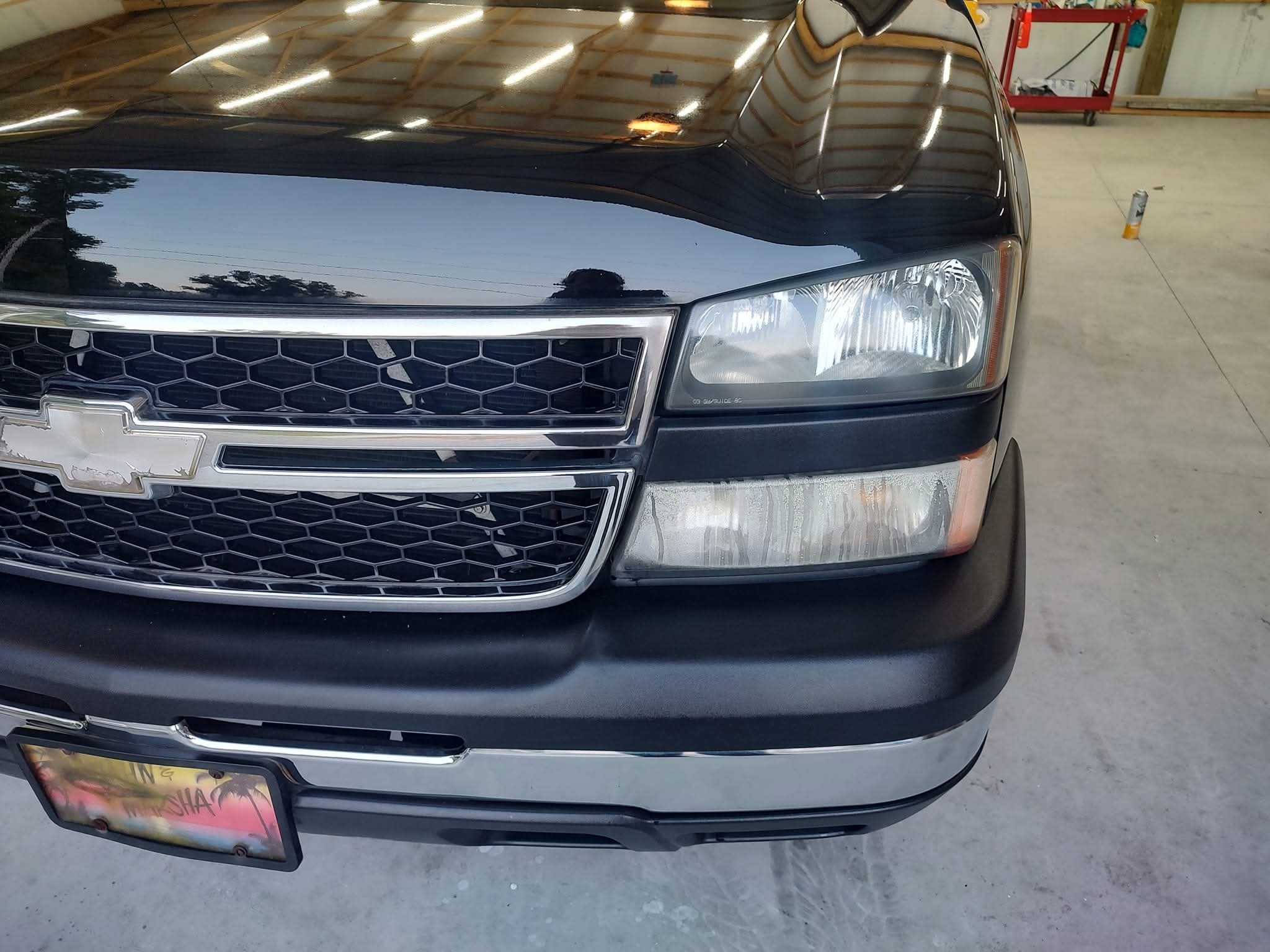 Spotless truck after professional detailing